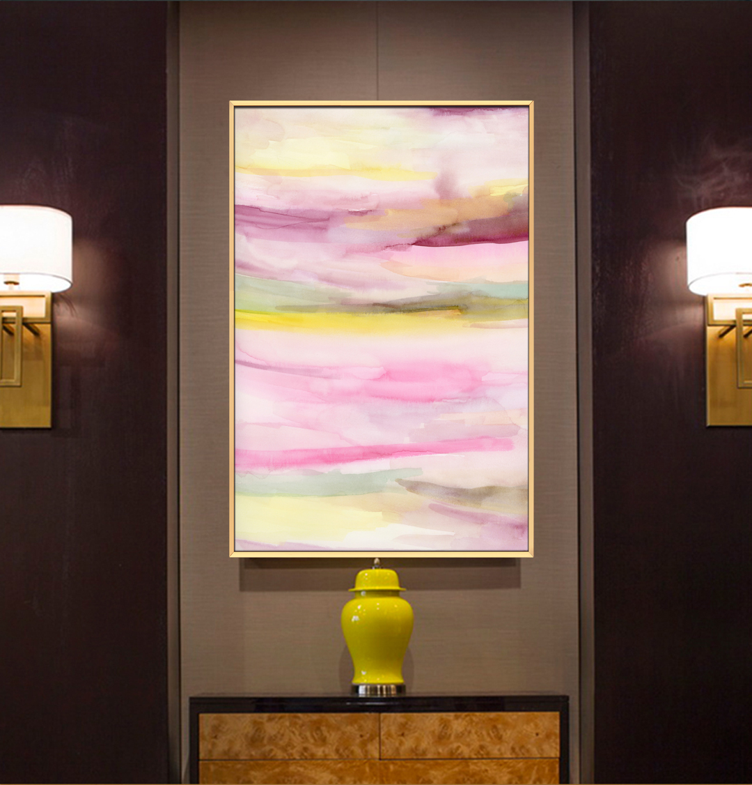 现代简约客厅装饰画 卧室餐厅挂画 书房画晶瓷画 单拼